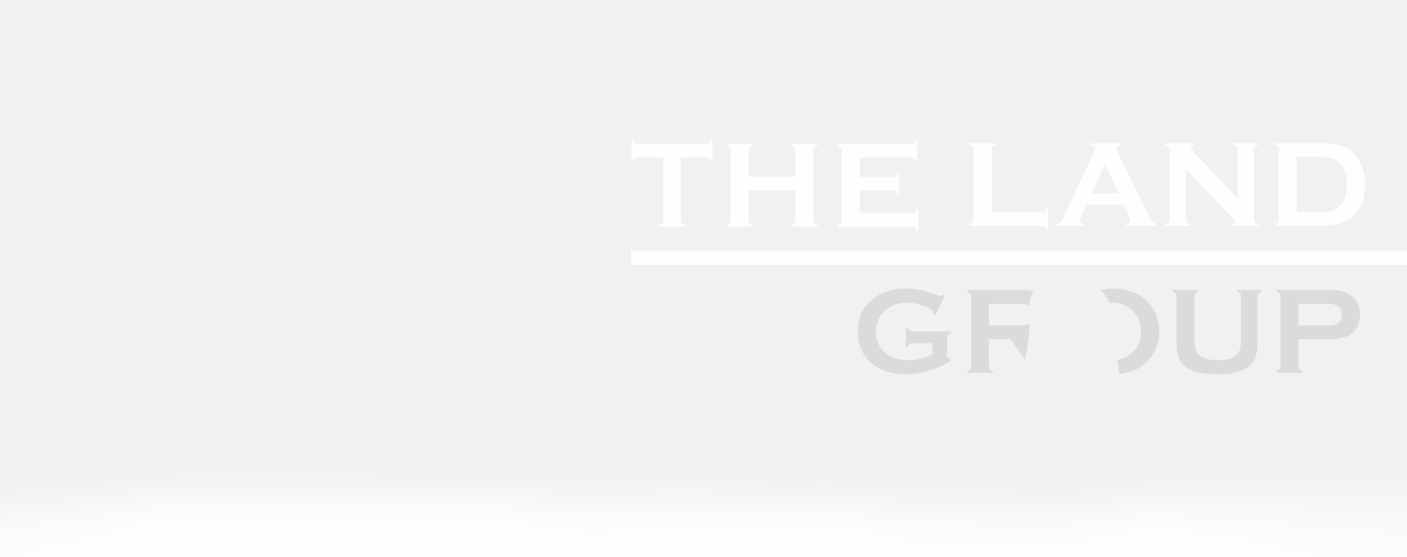 the land group logo on a white background
