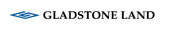 the logo for glad stone land