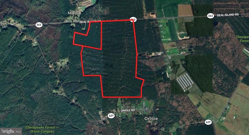 an aerial view of a red line in the middle of a field