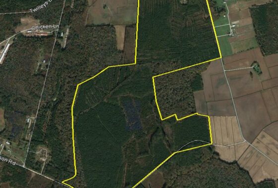 a map of the land that is currently under construction