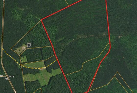a map showing the location of the property