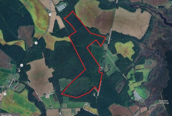 a map of the area