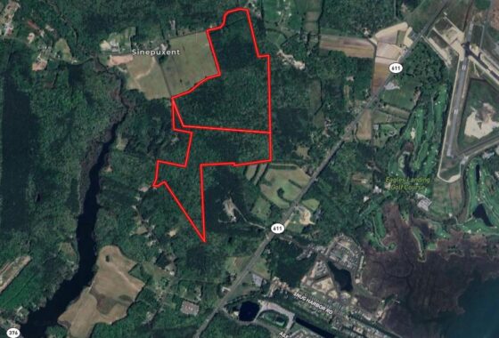 a map of the area